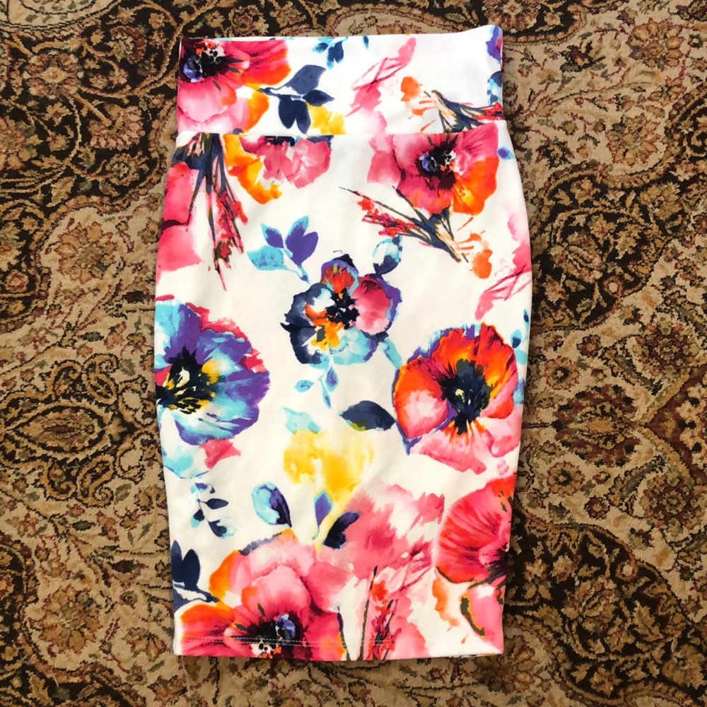 Floral Pencil Skirt
